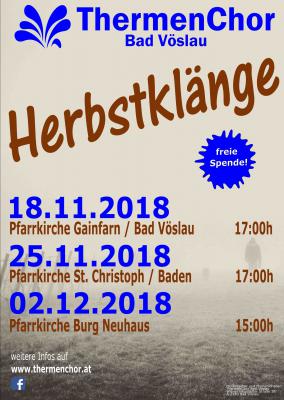 Herbstklänge mit dem ThermenChor