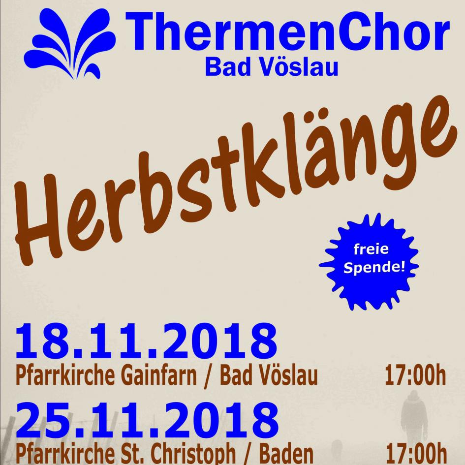 Herbstklänge mit dem ThermenChor