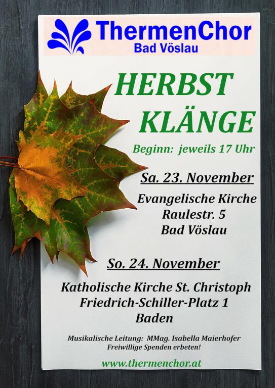 Herbstkonzert