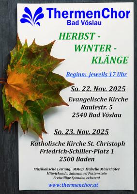 Herbst-Winter-Klänge