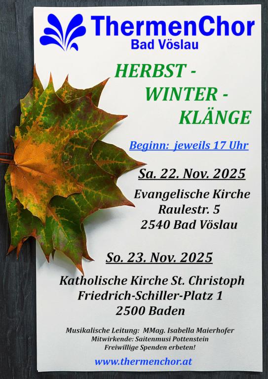 Herbst-Winter-Klänge