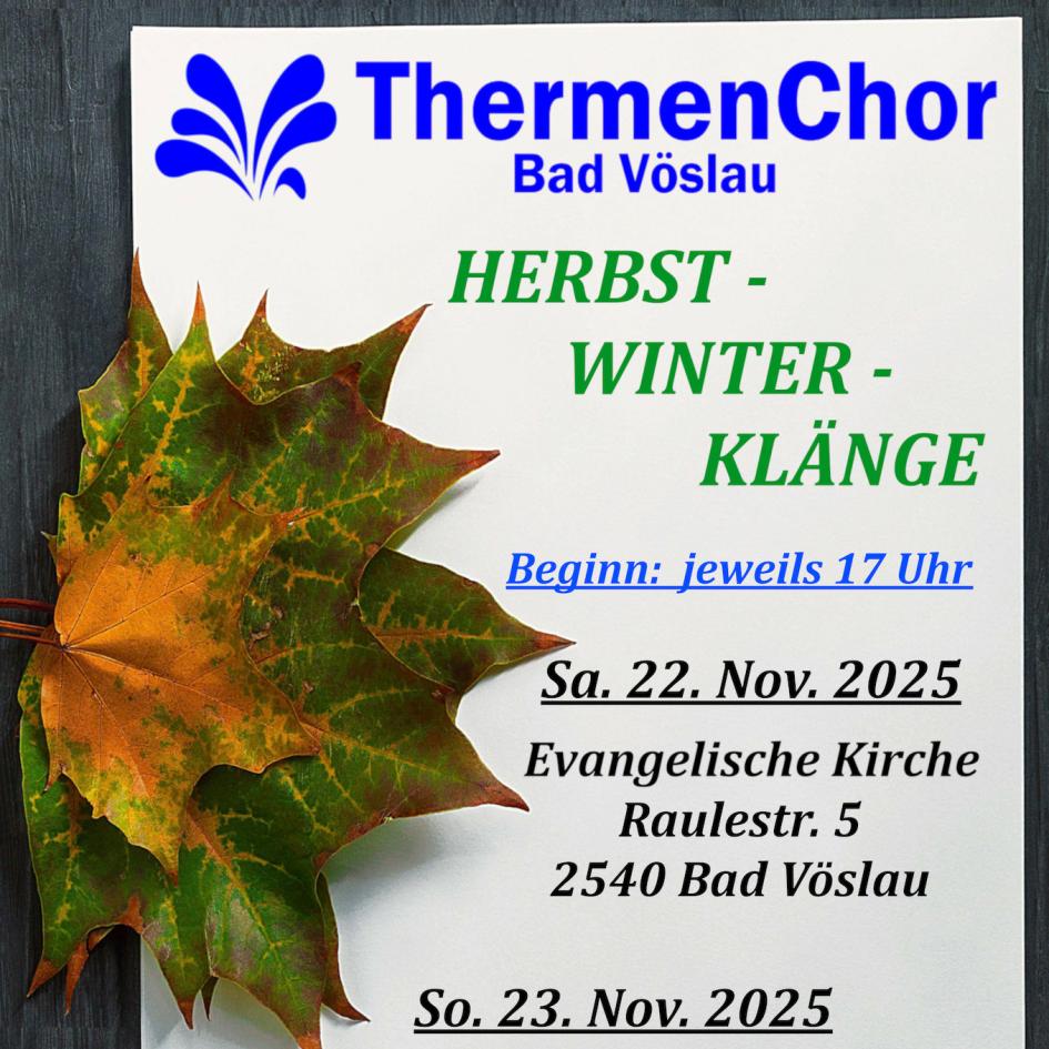 Herbst-Winter-Klänge