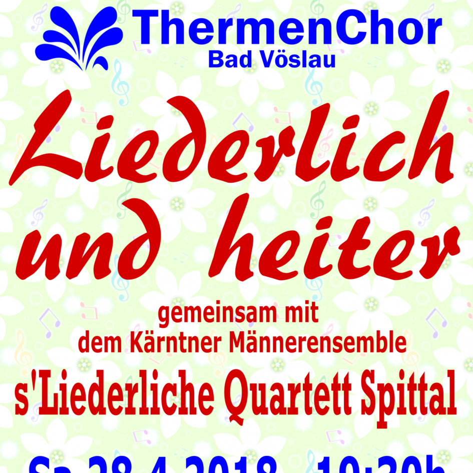 Liederlich und heiter